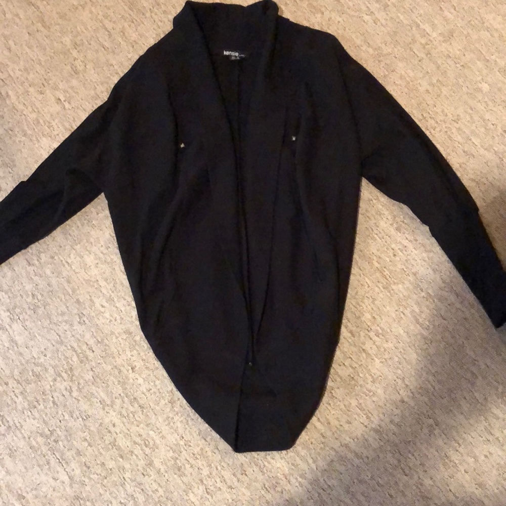 Black cardigan